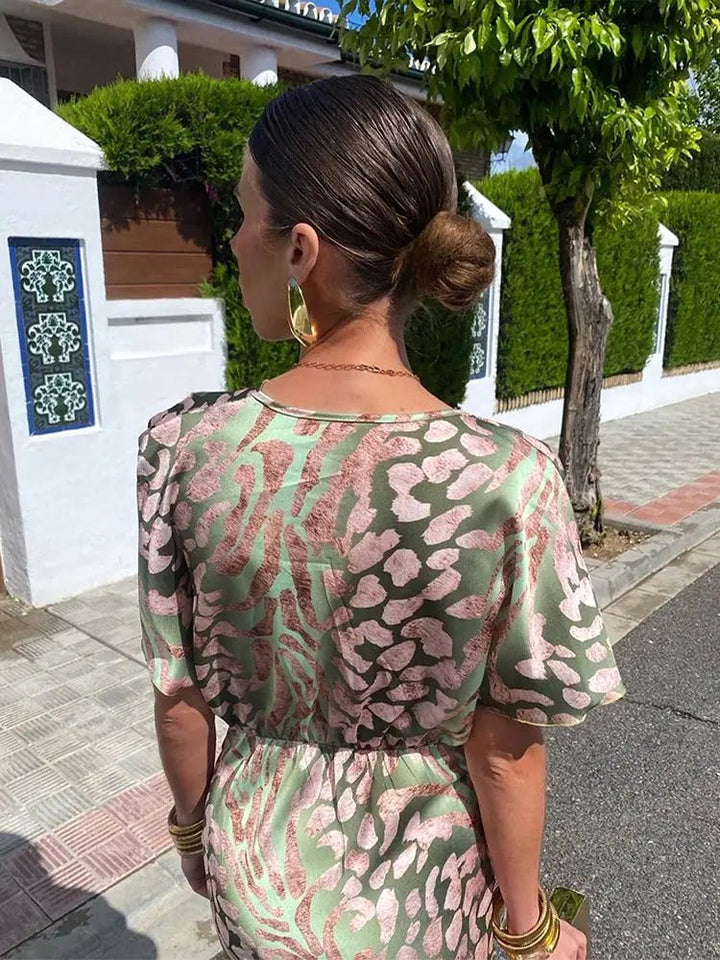 Sophie | Women's Wrap Midi Dress - image 4