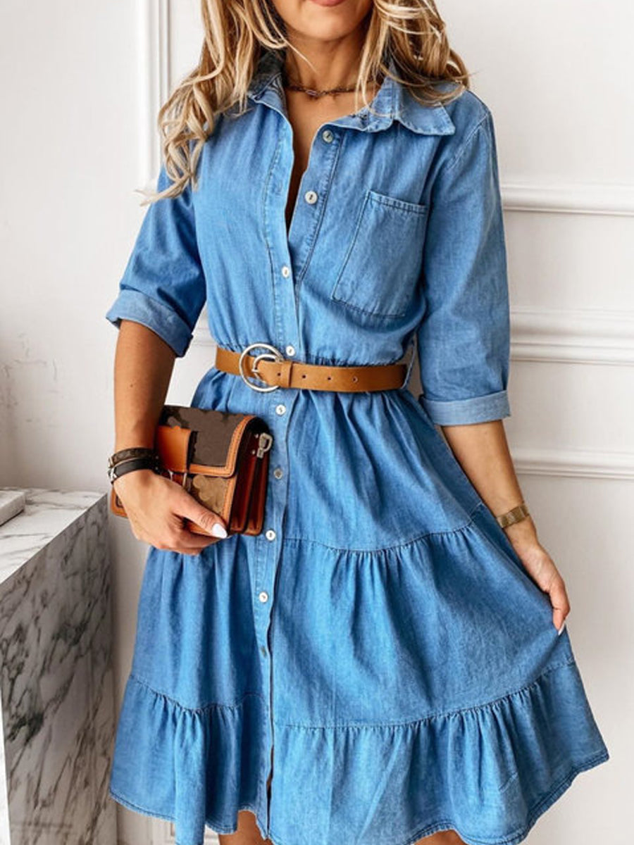 Barbara | Elegant and Casual Denim Dress
