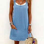 Lisa | Casual Denim Overall Dress