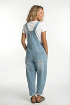 Stella | Women's Adjustable Buckle Denim Overalls, Relaxed Summer Outfit for Holidays and Everyday Wear, Relaxed Summer Outfit for Holidays and Everyday Wear - image 6