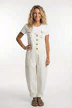 Stella | Women's Adjustable Buckle Denim Overalls, Relaxed Summer Outfit for Holidays and Everyday Wear, Relaxed Summer Outfit for Holidays and Everyday Wear - image 7