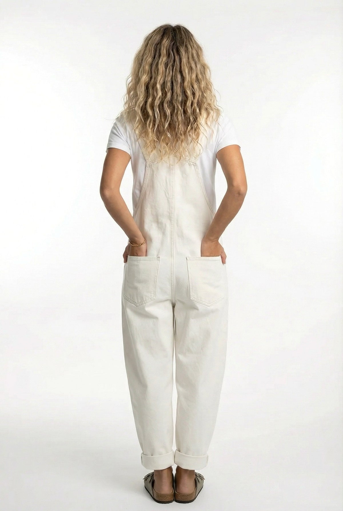 Stella | Women's Adjustable Buckle Denim Overalls, Relaxed Summer Outfit for Holidays and Everyday Wear, Relaxed Summer Outfit for Holidays and Everyday Wear - image 8