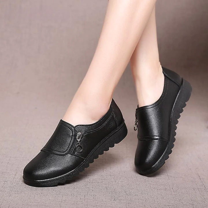 Stephanie | Women's Comfortable Slip-On Shoes - Black