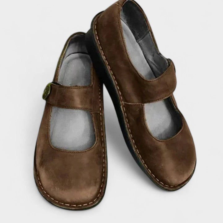 Stephanie | Women's Orthopedic Comfort Flats, Supportive Summer Footwear for Walking and Everyday Wear