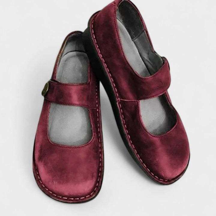 Stephanie | Women's Orthopedic Comfort Flats, Supportive Summer Footwear for Walking and Everyday Wear