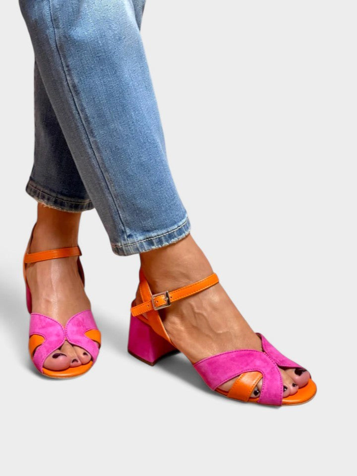 Tahlia | Women's Orthopaedic Block Heel Court Shoes, Elegant Formal Heels | The Shrader Sisters