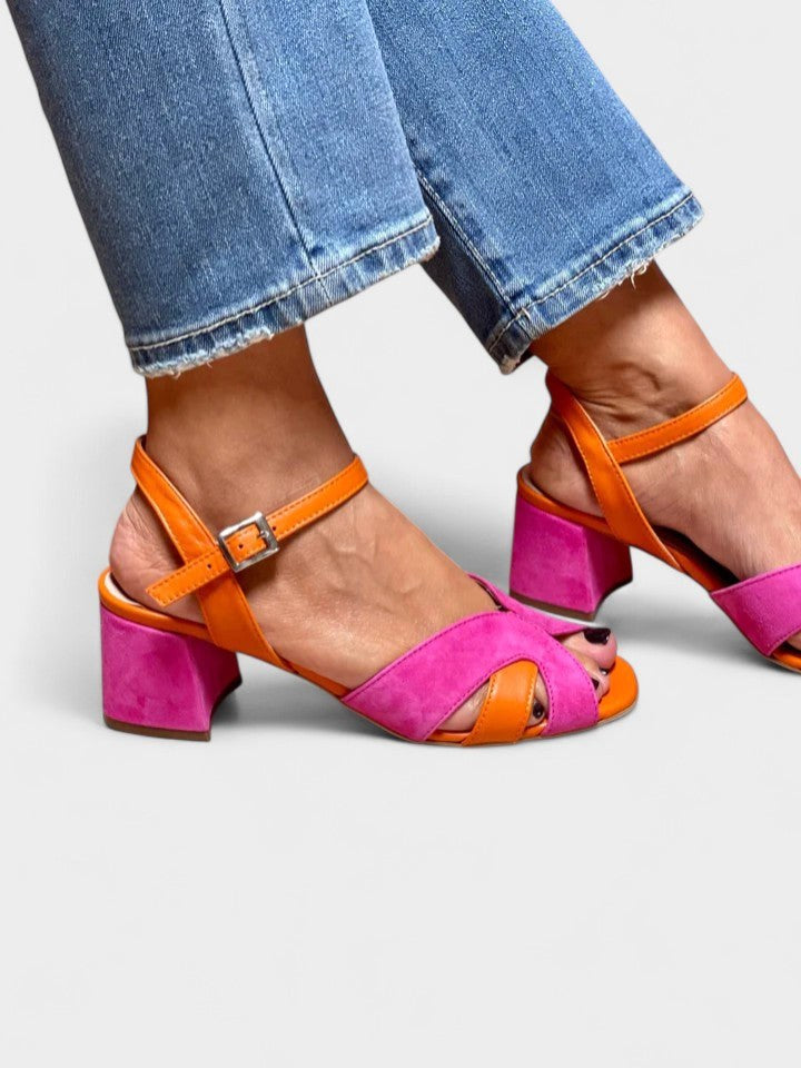 Tahlia | Women's Orthopaedic Block Heel Court Shoes, Elegant Formal Heels | The Shrader Sisters