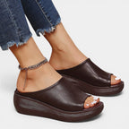 Tahnee | Women's Orthopaedic Slip-On Sandals, Comfort Everyday Sandals | The Shrader Sisters