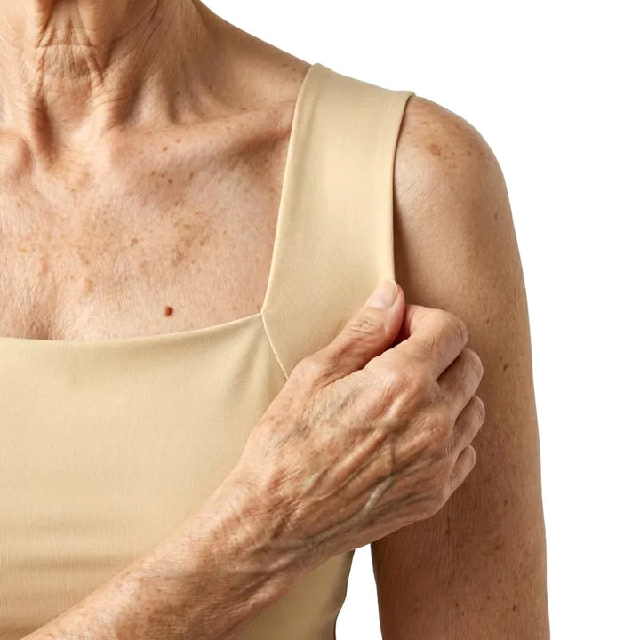 Tameka | Women's Built-In Comfort Bra Top, Soft-Touch Casual Top | The Shrader Sisters