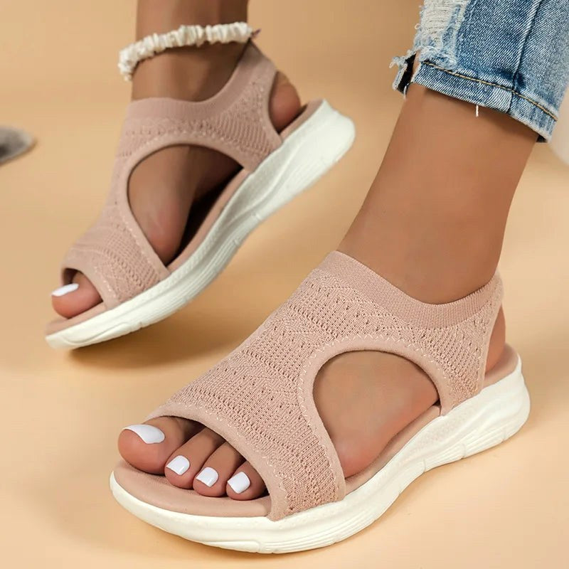 Valentina | Women's Open-Toe Orthopedic Sport Sandals - Blue