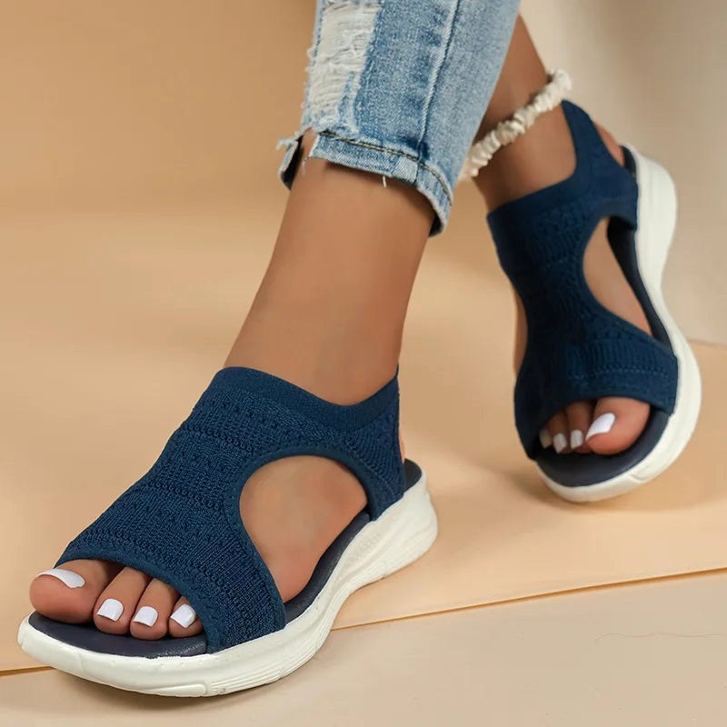 Valentina | Women's Open-Toe Orthopedic Sport Sandals - Gray