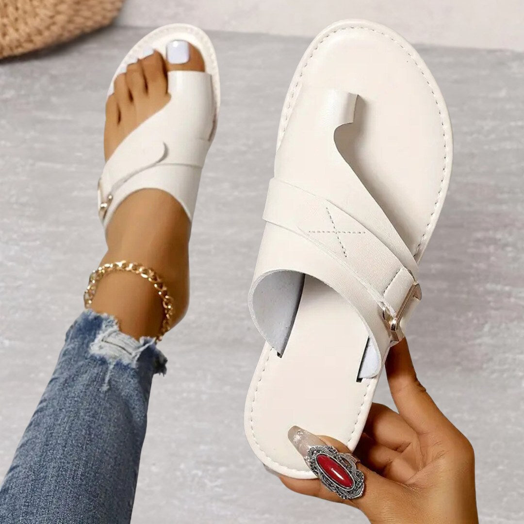 Valerie | Women's Orthopedic Sandals with Arch Support - White