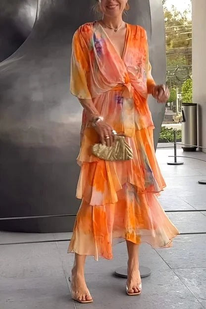 Vivienne | Women's Elegant Chiffon Summer Dress - image 7