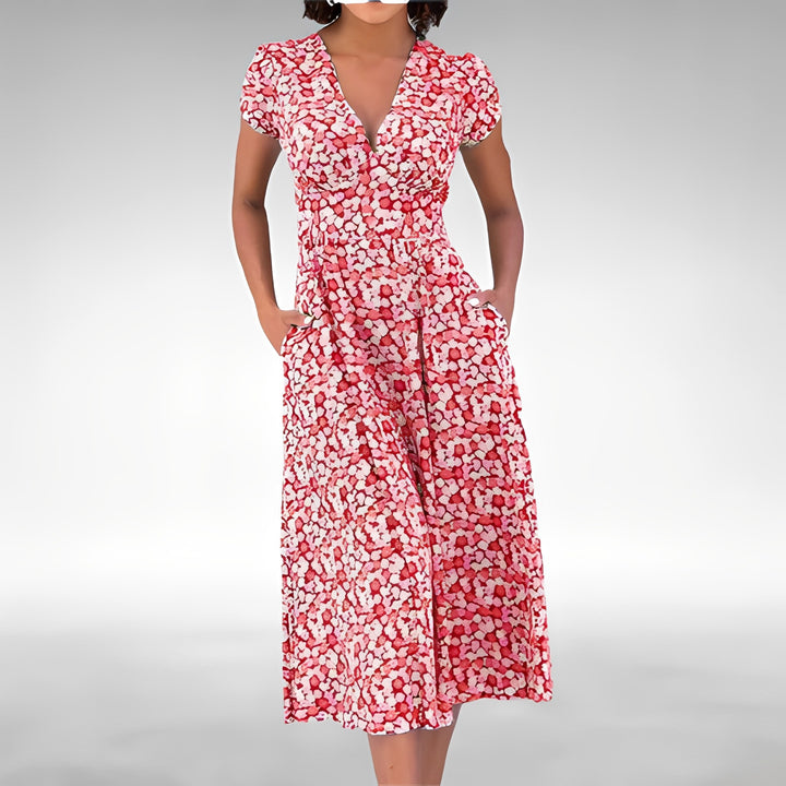 Vivienne | Women's Lightweight Boho Printed Dress - image 3