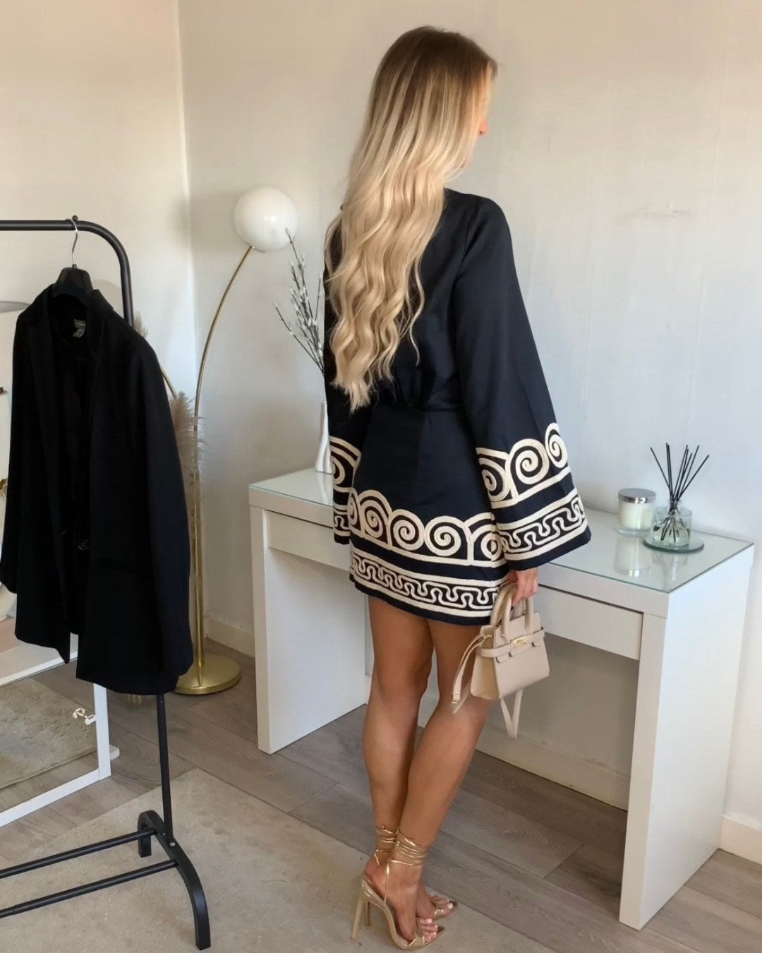 Yara | Women's Embroidered Maxi Dress, Bohemian Lightweight Dress | The Shrader Sisters