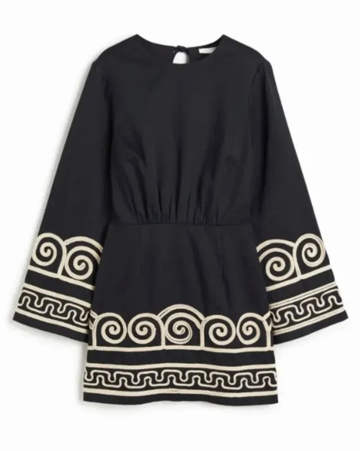 Yara | Women's Embroidered Maxi Dress, Bohemian Lightweight Dress | The Shrader Sisters