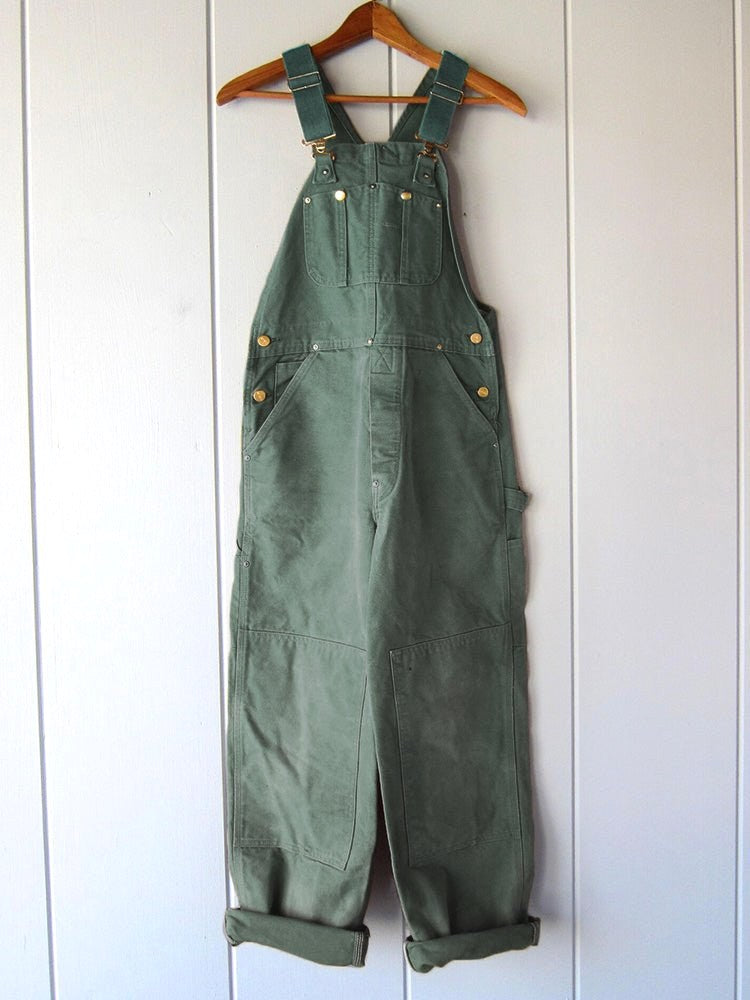 Yasmin | Women's Cotton Adjustable Dungarees, Utility Dungarees | The Shrader Sisters