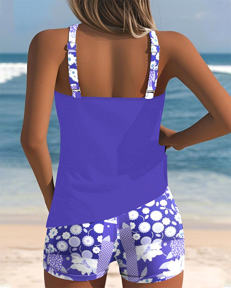 Zoe | Women's Tankini Two-Piece Swim Set, Flattering Summer Swimwear for Holidays and Beach Days, Flattering Summer Swimwear for Holidays and Beach Days - image 2