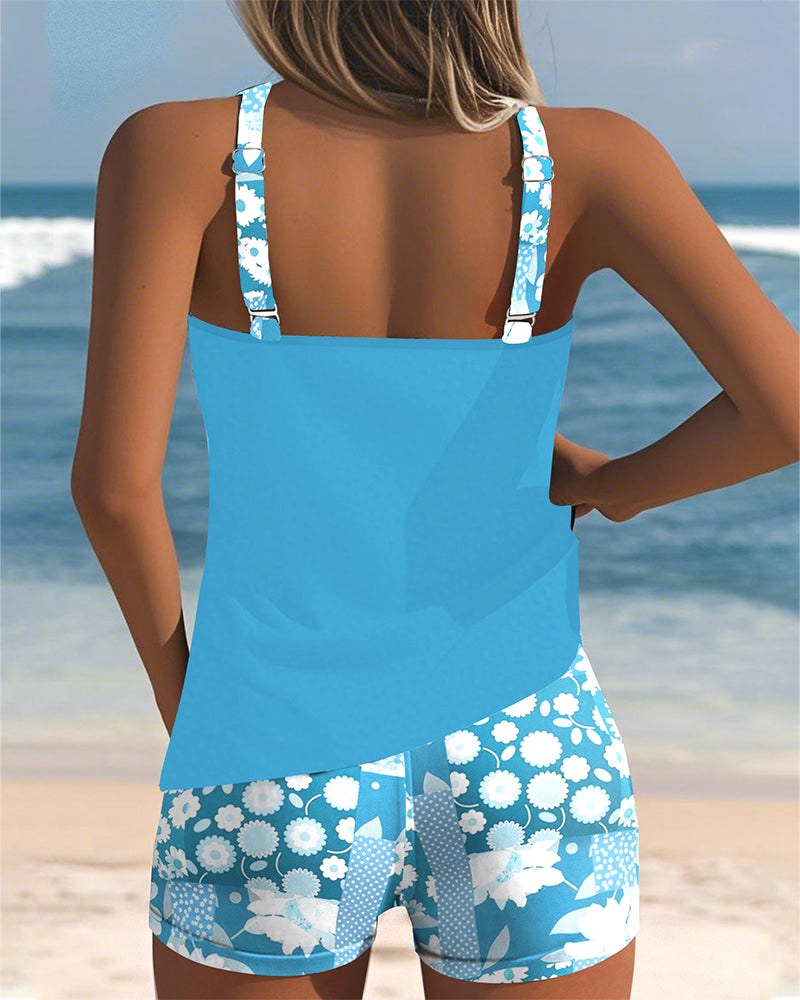 Zoe | Women's Tankini Two-Piece Swim Set, Flattering Summer Swimwear for Holidays and Beach Days, Flattering Summer Swimwear for Holidays and Beach Days - image 5